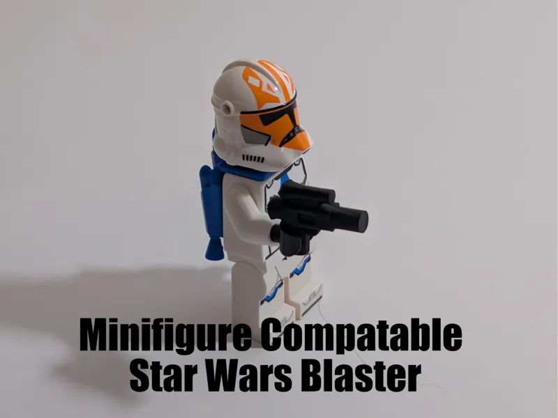 Brick Minifig Star Wars Blaster Gun