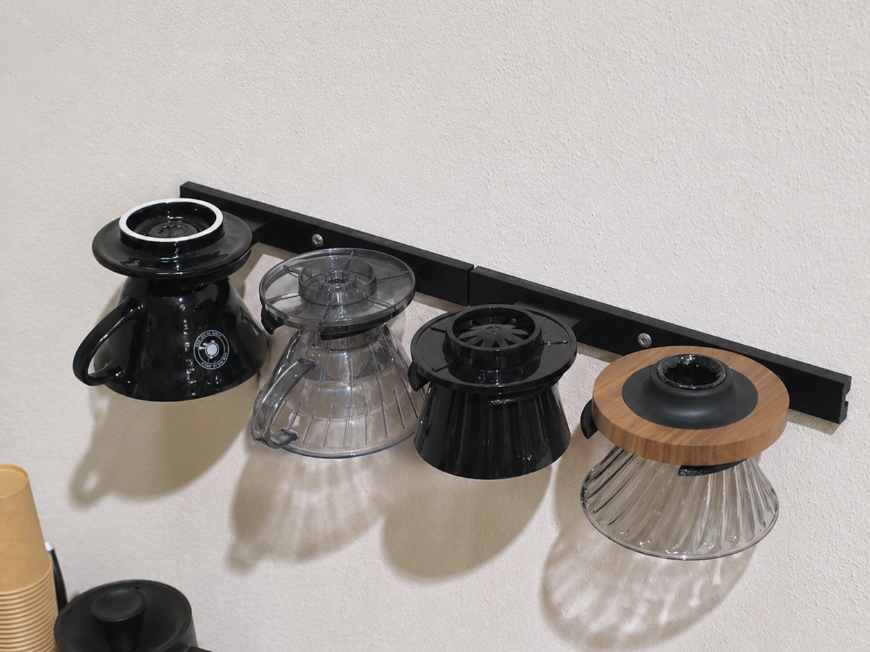 Wall-Mounted Dripper / V60 Filter Holder Rack
