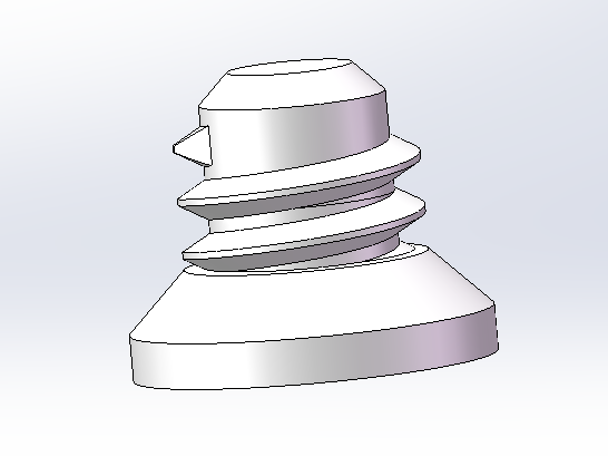Miniatura 1 do modelo 3D 伸缩旋转杯螺丝