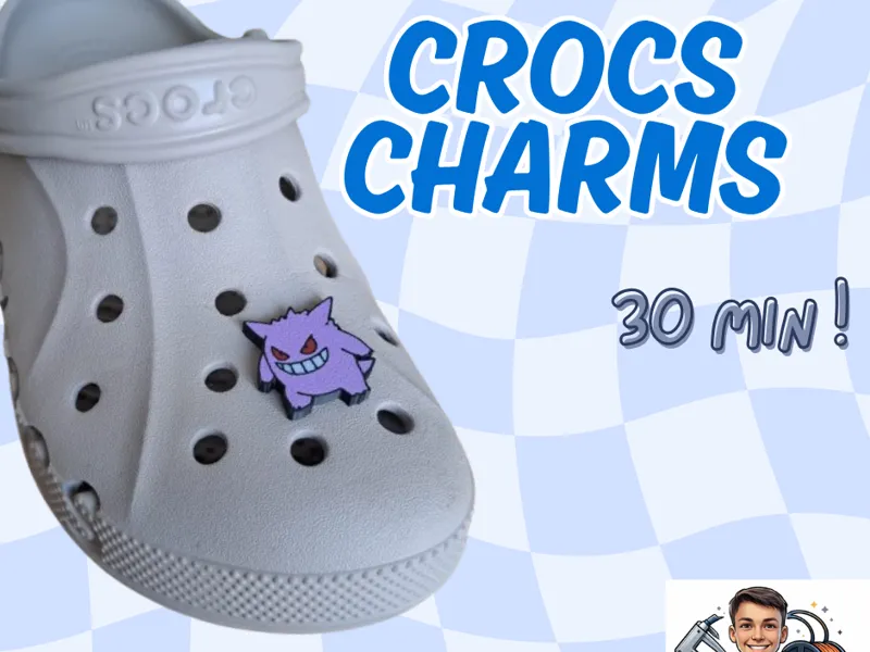 Crocs Charms Jibbitz Gengar