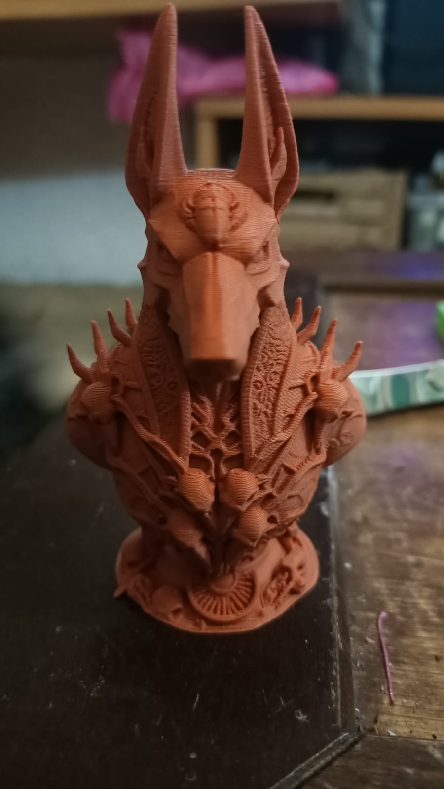 Miniatura 2 do modelo 3D gothic anubis bust