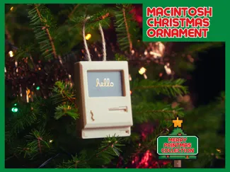 Macintosh Christmas Ornament
