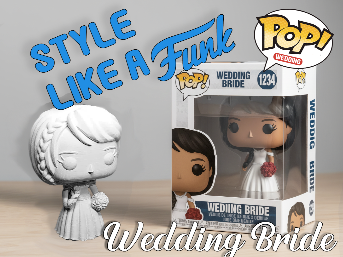 Wedding Bride style inspired by Funko pop
