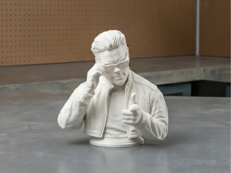 Karl Urban Johnny Cage Bust 3D Print Model 19