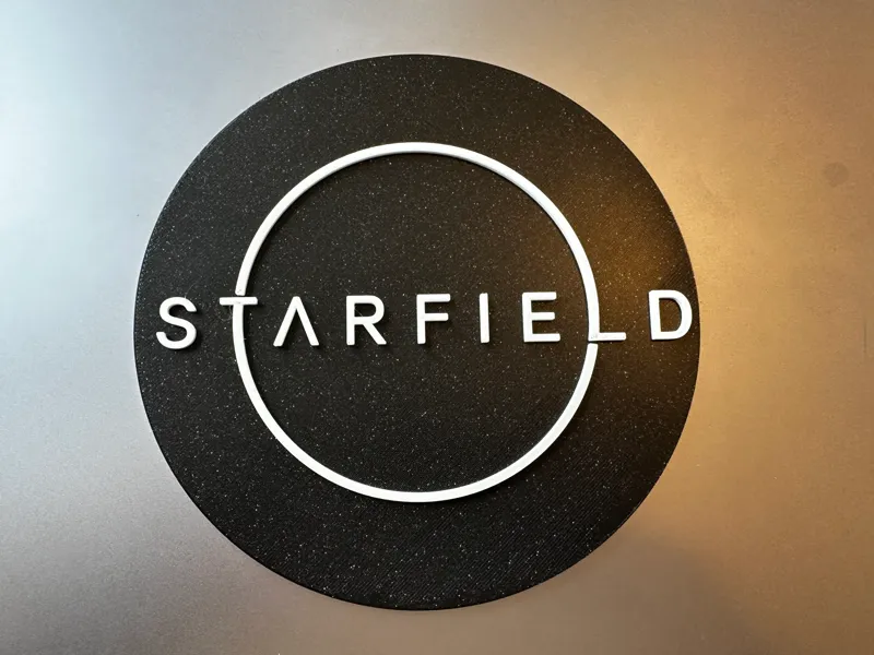 Starfield Logo Sign
