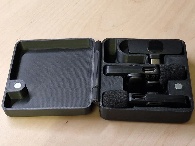 Wireless Lavalier Microphone Case custom Magnet 