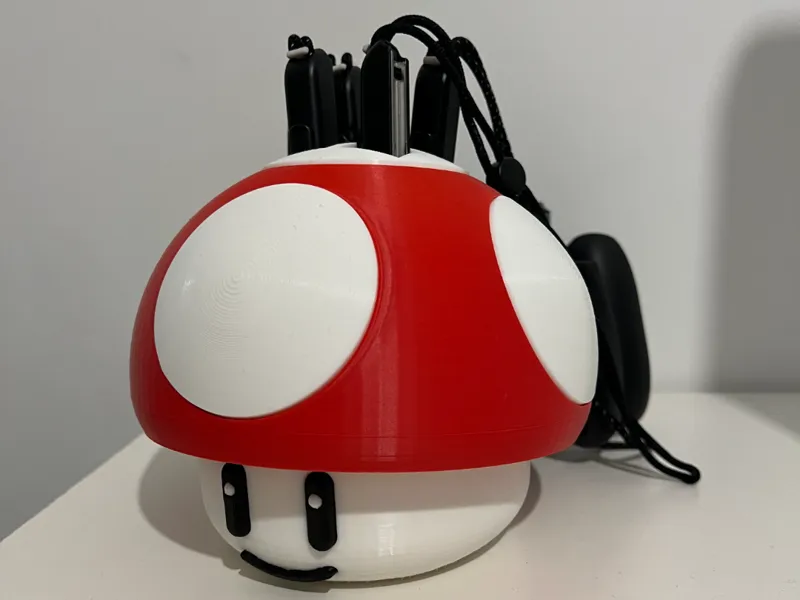 Power up mushroom Joy-Con Strap holders