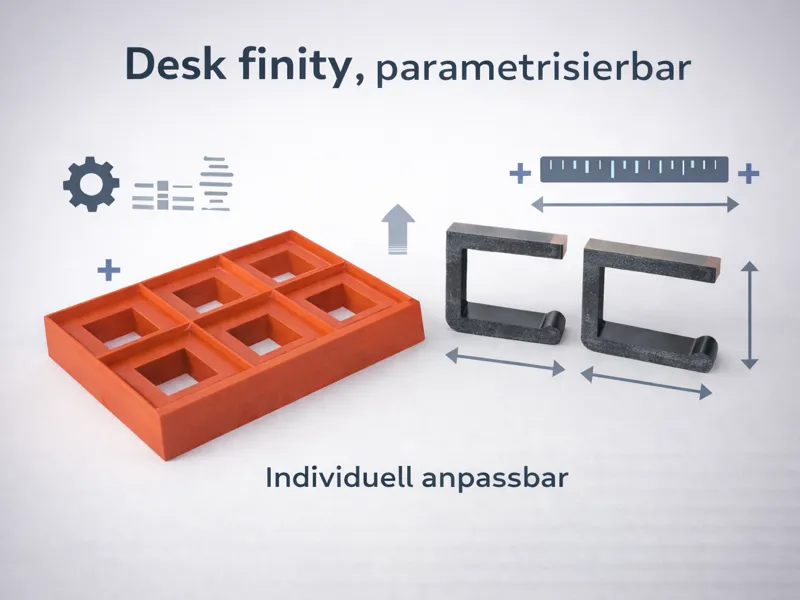 DeskFinity - Tisch-Grid zum Anklemmen