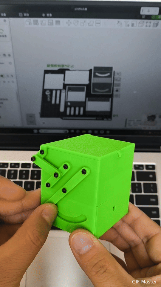 Miniatura 6 do modelo 3D 抽屉收纳盒(联动版)