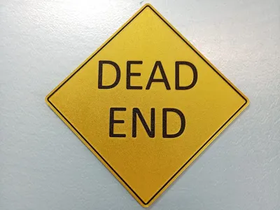 DEAD END sign