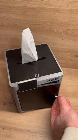 Bambulab P2S Tissue Box Tuchspender Box 3D Drucker view 4