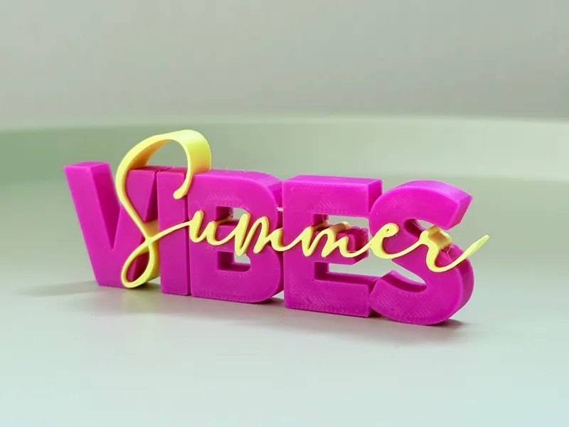 Schriftzug Summer Vibes