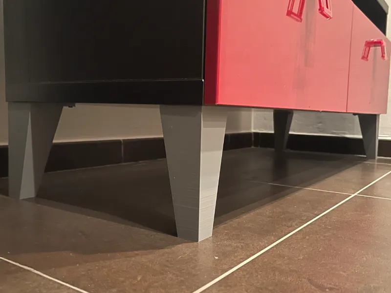Feet for IKEA mobile stand