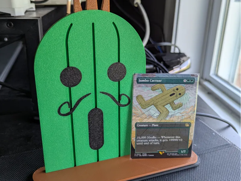 Cactuar Magic Card Display