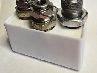 Reloading dies box Gridfinity 1x2