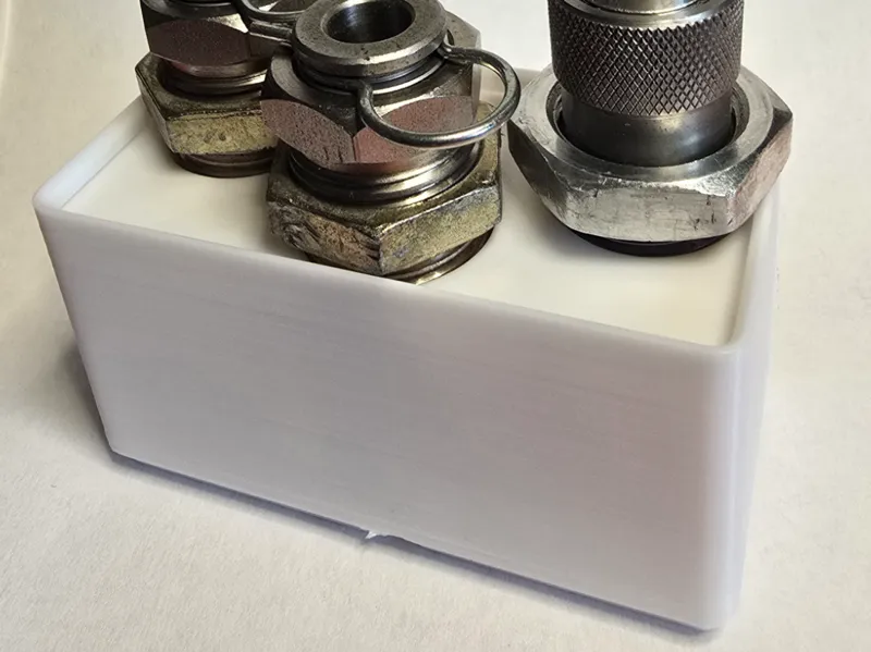 Reloading dies box Gridfinity 1x2