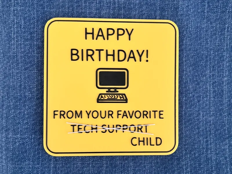 Happy Birthday - From Tech Support Child