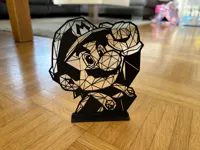 Mario low poly à poser, avec support — photo 1