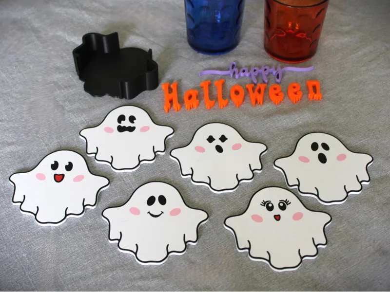 Set Sottobicchieri Fantasma/Ghost Coasters