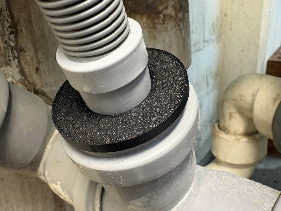 Ablauf 40mm PVC für Bauknecht Waschmaschine