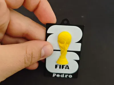 World Cup 2026 Keychain with name