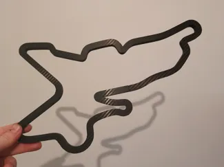 Circuit de Charade décoration murale