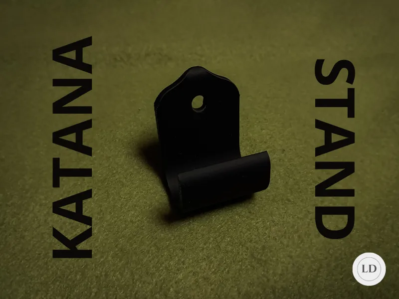 Wall katana stand