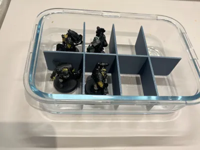 Miniature transport - Divider for Ikea 365+ 