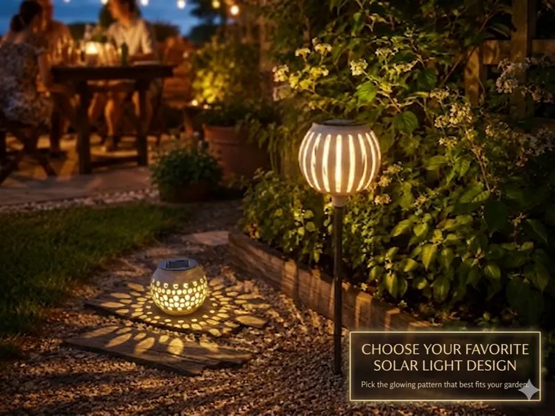 Enchanted Lightplay: Your Solar Garden Lantern 