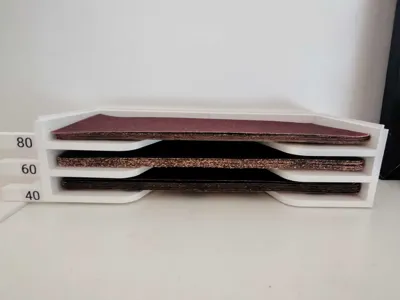 Stackable Sandpaper Organizer