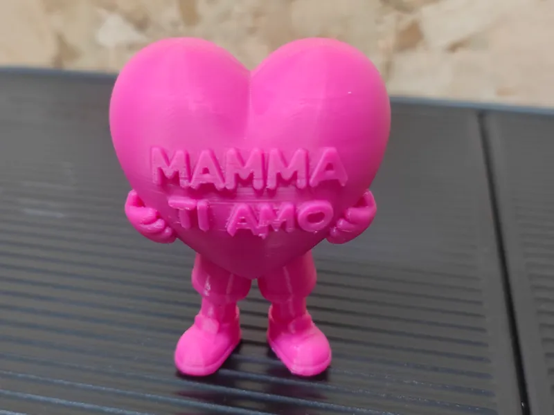 omino con cuore