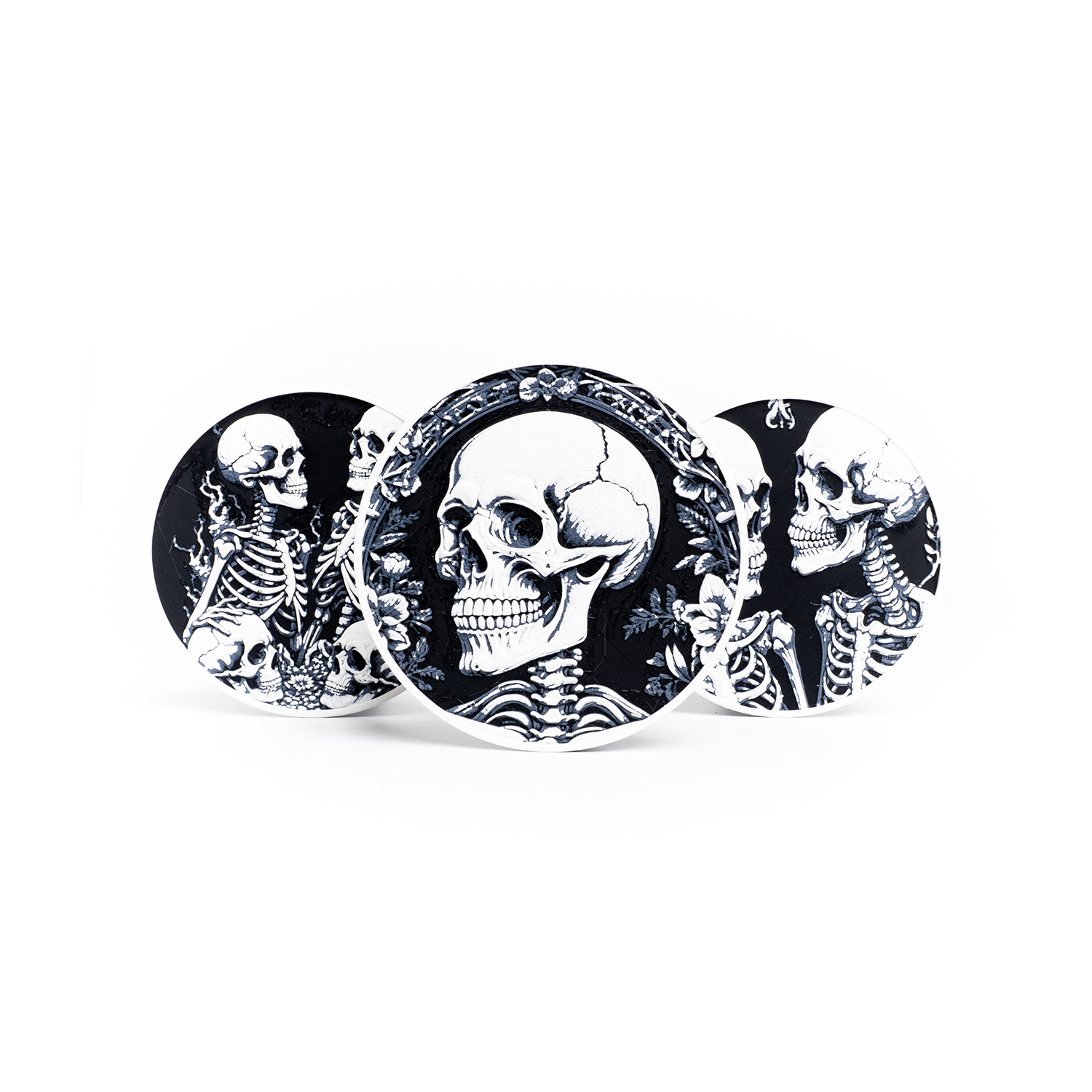 Miniatura 2 do modelo 3D Skeleton Coasters