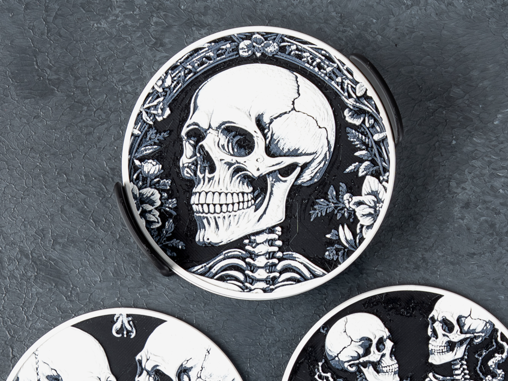 Skeleton Coasters