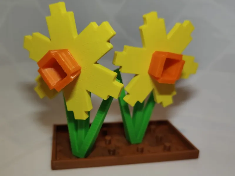 Daffodil wit a single plot - grow a garden roblox
