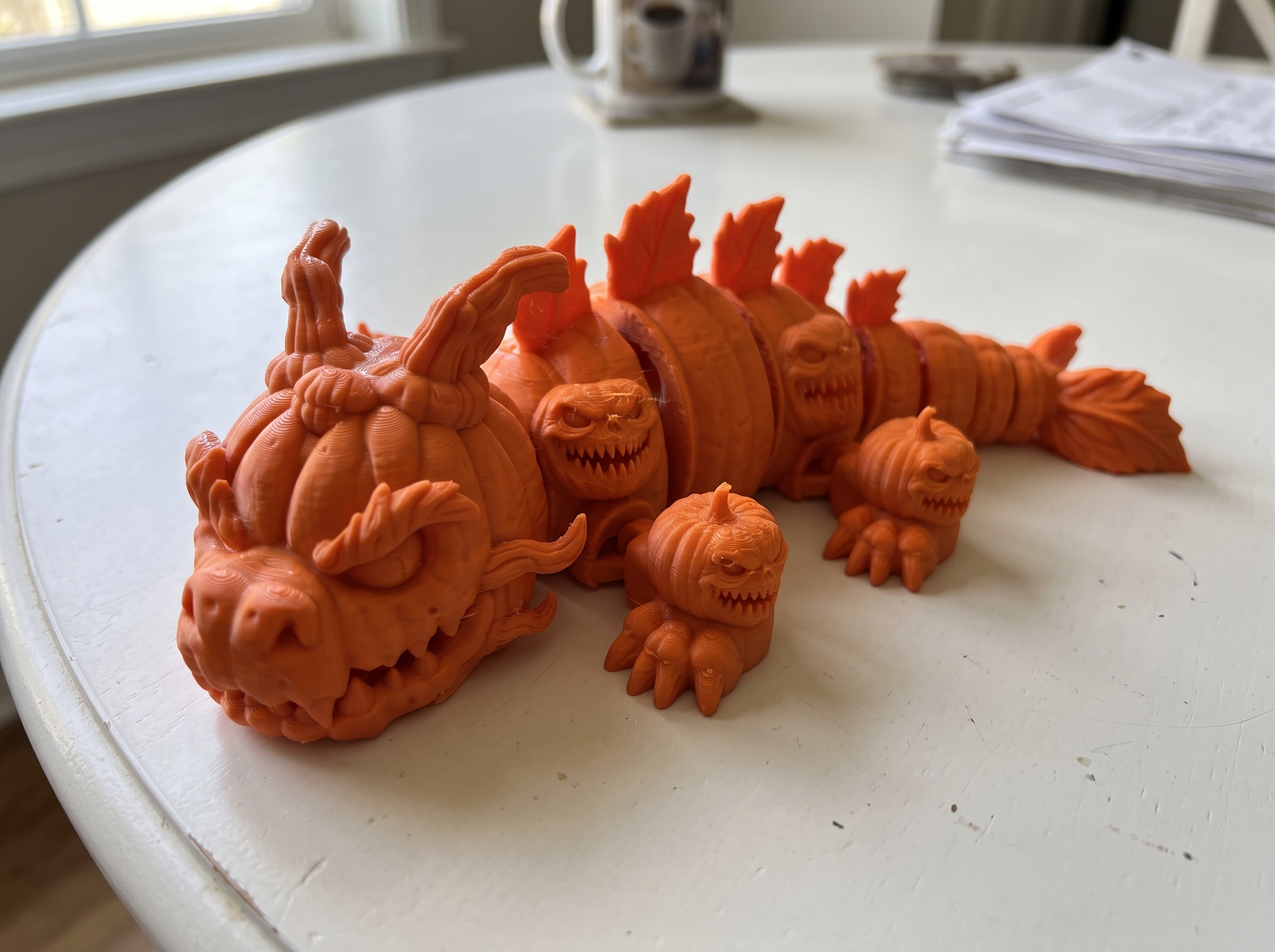 Flexi Monster Pumpkin Dragon – Halloween Dragon - 1
