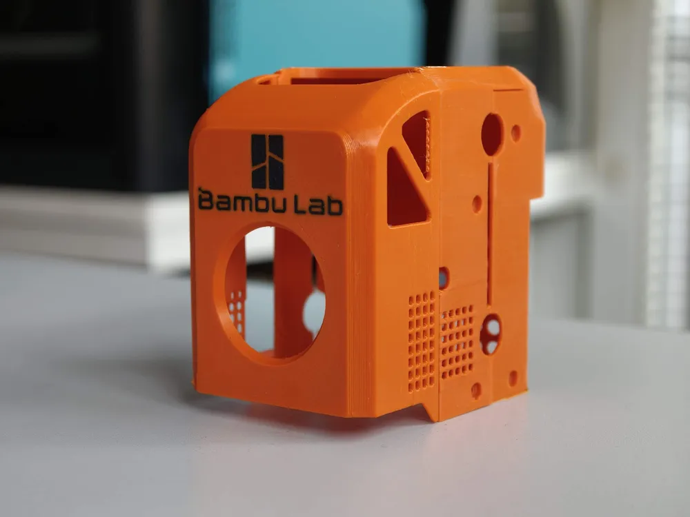 Bambu Lab X1C P1P P1S Toolhead Cover with Logo - Free 3D Print Model ...