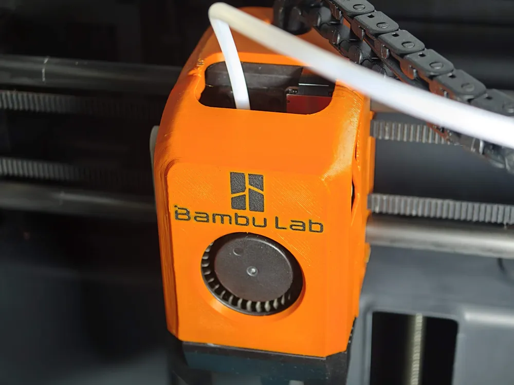 Bambu Lab X1C P1P P1S Toolhead Cover with Logo - Free 3D Print Model ...