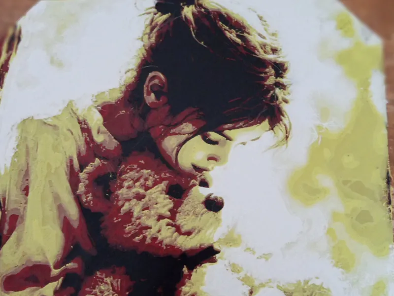 girl with teddy