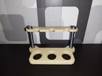 Tobbaco pipe stand for 3 pipes