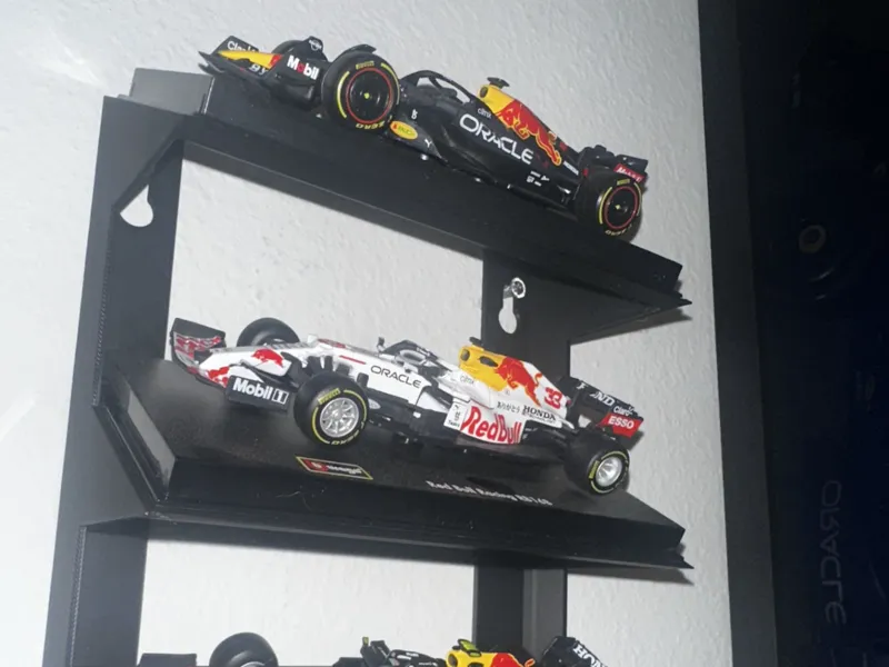 Display Stand for Burago F1 cars