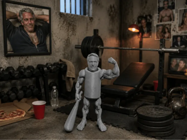 epstein jeffrey Funny Buff Sahur muscle
