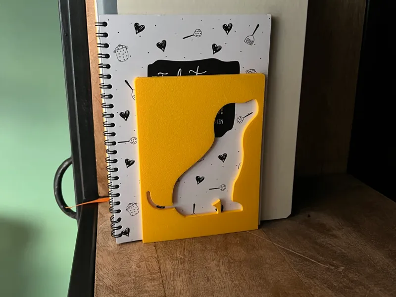 Dog bookend