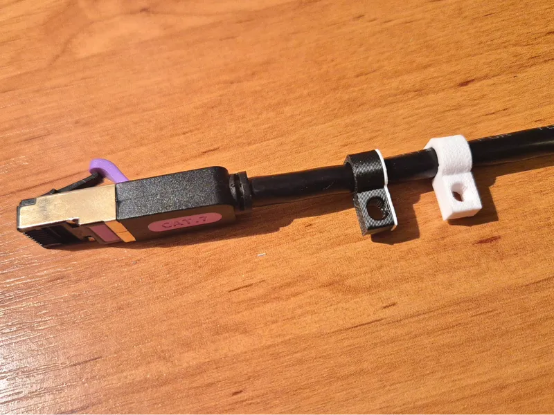 Cable clip 6mm patchcord UTP FTP