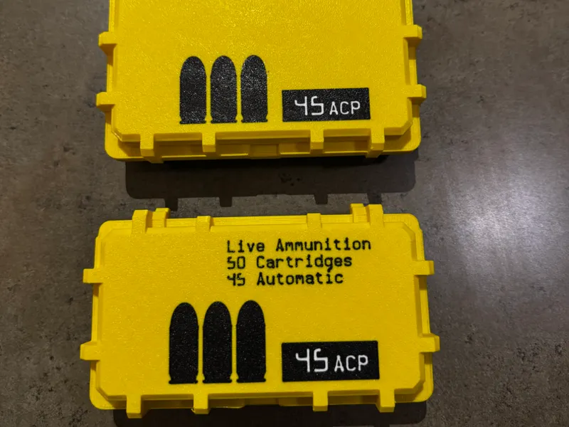 45 ACP ammo case inspired by the game Starfield