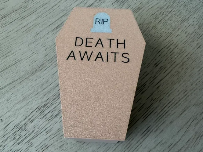 Magic The Gathering Coffin Shaped Card Holder