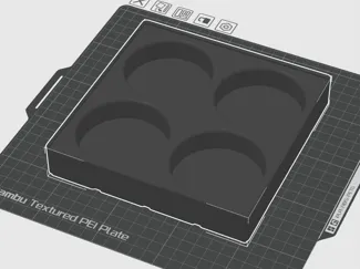 BBS Wheel Center Cap (70mm) Gridfinity Storage Bin