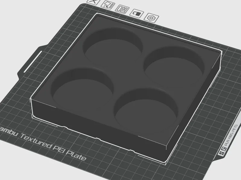BBS Wheel Center Cap (70mm) Gridfinity Storage Bin