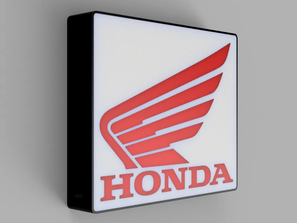 Honda Logo Light Box by KF Designs MakerWorld: Download Free 3D Models