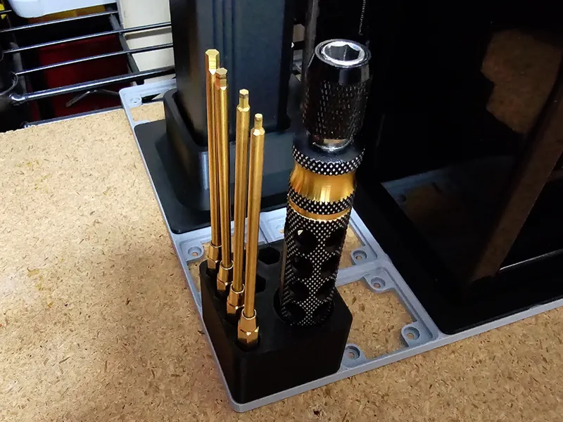 Injora 8 in 1 Screw Driver Holder for Gridfinity