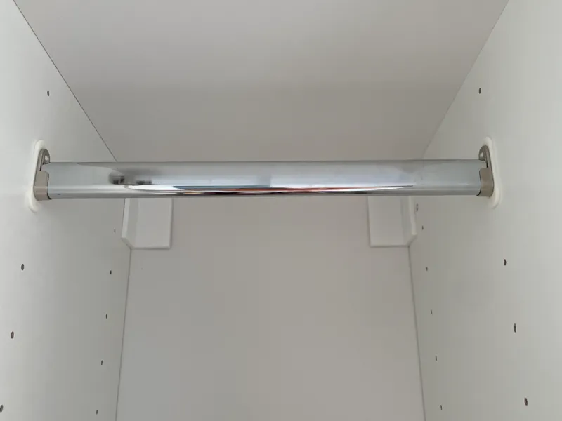 Ikea closet rod holder without screws